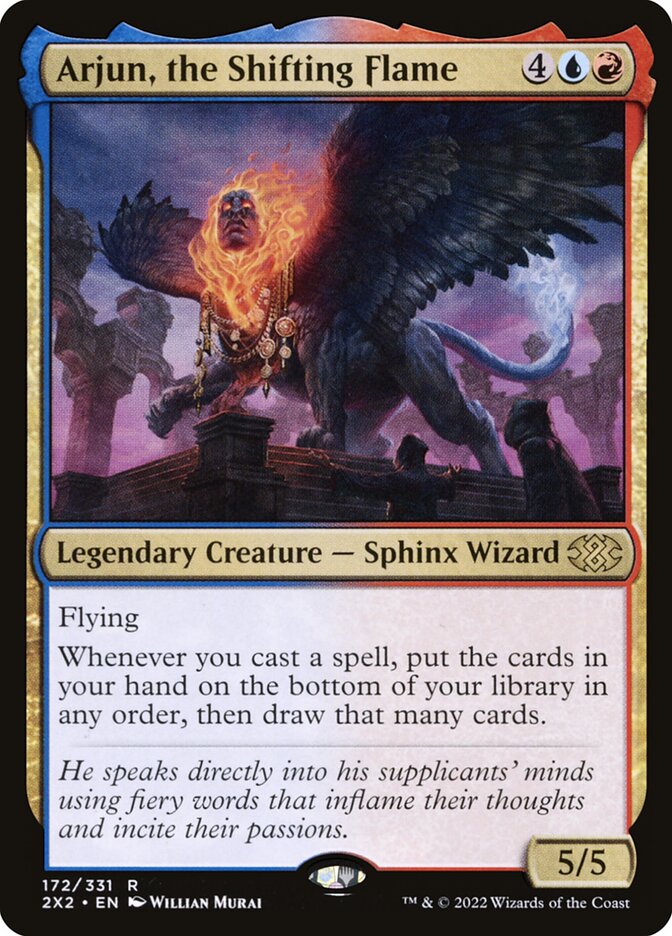 Arjun the Shifting Flame - Magic the Gathering card
